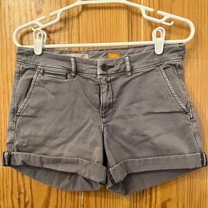 Pilcro Slate Gray Women's Cargo Shorts